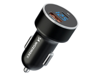 Wozinsky Ładowarka samochodowa USB-C USB-A 36W czarna WDCCAC - 1487887 - zdjęcie 1